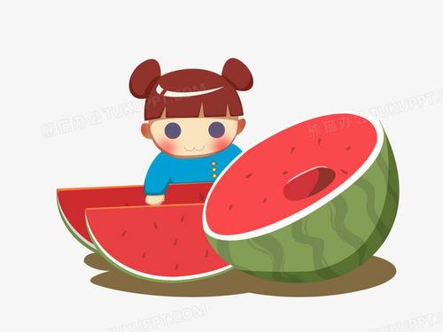 娃儿吃瓜视频素材大全,童趣盎然，欢乐无限